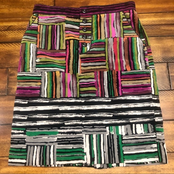 Anthropologie Dresses & Skirts - Anthropologie Odille Button Fly Pencil Skirt 2